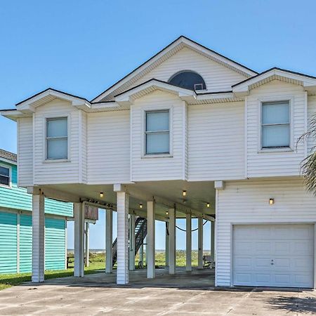 Oceanfront Galveston Home - Walk To Beach! Luaran gambar